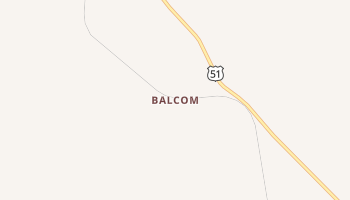 Balcom, Illinois map
