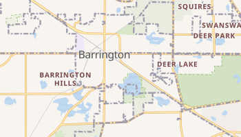 Barrington, Illinois map