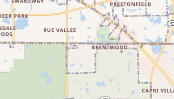 Barrington Woods, Illinois map