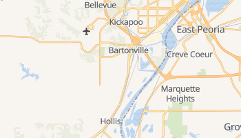Bartonville, Illinois map