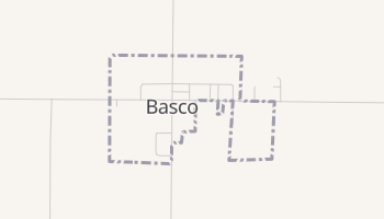Basco, Illinois map