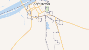 Beardstown, Illinois map
