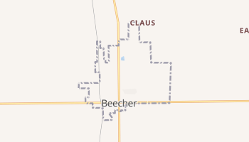 Beecher, Illinois map