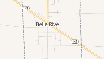 Belle Rive, Illinois map