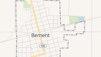 Bement, Illinois map