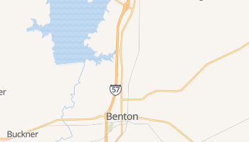 Benton, Illinois map