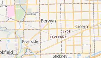 Berwyn, Illinois map