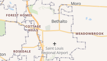 Bethalto, Illinois map