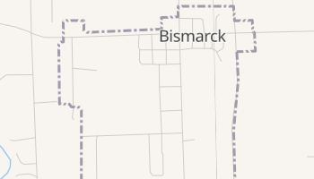 Bismarck, Illinois map