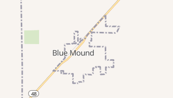 Blue Mound, Illinois map