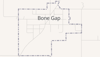 Bone Gap, Illinois map