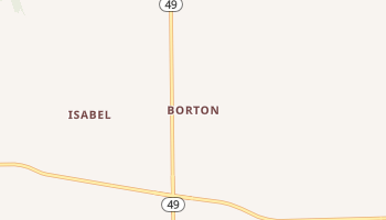Borton, Illinois map