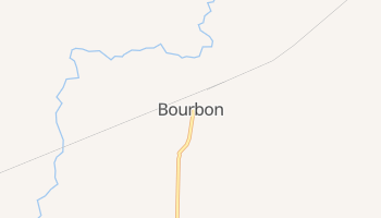 Bourbon, Illinois map