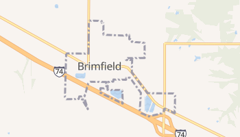 Brimfield, Illinois map