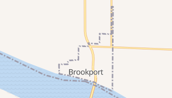 Brookport, Illinois map