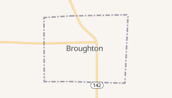Broughton, Illinois map