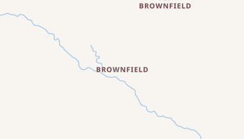 Brownfield, Illinois map