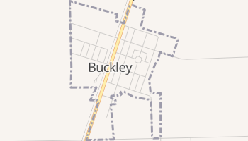 Buckley, Illinois map