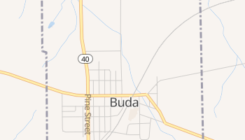 Buda, Illinois map