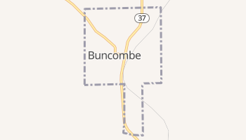 Buncombe, Illinois map