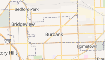 Burbank, Illinois map