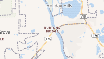 Burtons Bridge, Illinois map