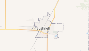 Bushnell, Illinois map