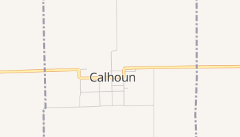 Calhoun, Illinois map