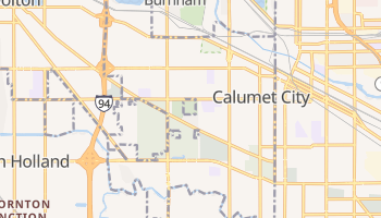 Calumet City, Illinois map