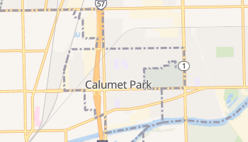 Calumet Park, Illinois map