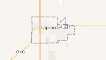 Capron, Illinois map