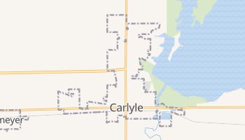 Carlyle, Illinois map