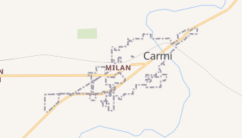 Carmi, Illinois map