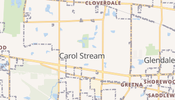 Carol Stream, Illinois map