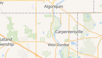 Carpentersville, Illinois map