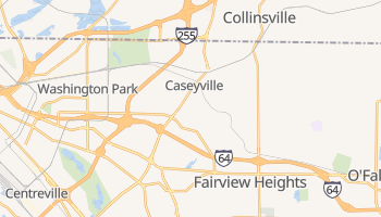 Caseyville, Illinois map