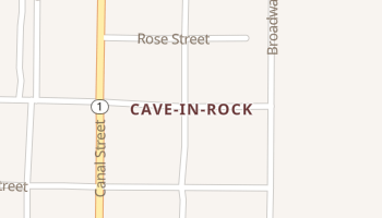 Cave-in-Rock, Illinois map