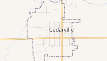 Cedarville, Illinois map