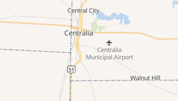 Centralia, Illinois map