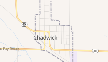 Chadwick, Illinois map