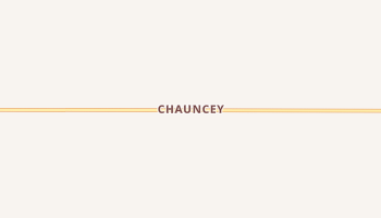 Chauncey, Illinois map