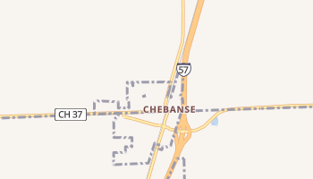 Chebanse, Illinois map