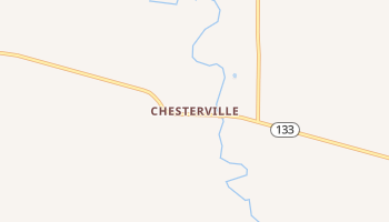 Chesterville, Illinois map