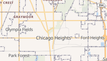 Chicago Heights, Illinois map