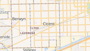 Cicero, Illinois map