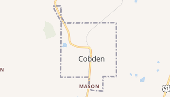 Cobden, Illinois map