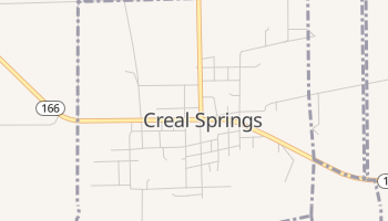 Creal Springs, Illinois map