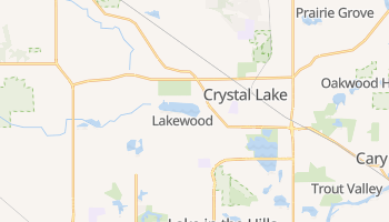 Crystal Lake, Illinois map