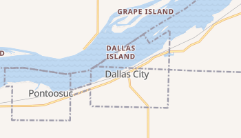 Dallas City, Illinois map