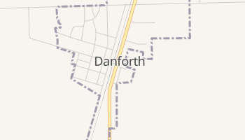 Danforth, Illinois map